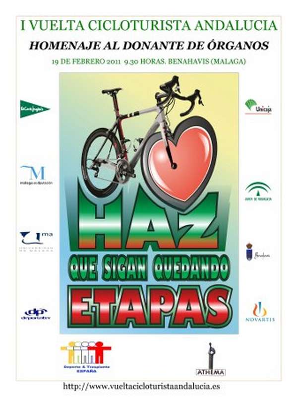 Mikel Petrina en la I Vuelta Cicloturista a Andaluc&iacute;a - Homenaje al Donante